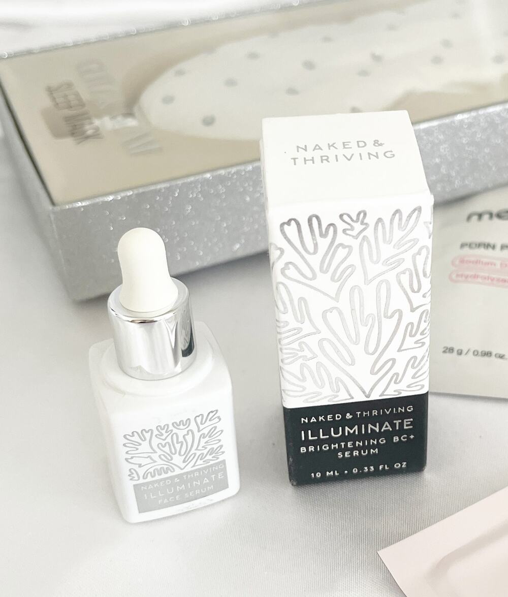 NAKED & THRIVING Illuminate Face Serum Hyaluronic Acid Organic Vegan Skin Care